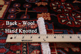 Black Authentic Persian Nahavand Area Rug - 5' 5" X 9' 2" - Golden Nile