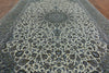 New 11 X 17 Signed Authentic Hand Knotted Persian Kashan Area Rug - Golden Nile