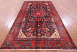New Persian Nahavand Hand Knotted Wool Rug - 5' 10" X 9' 10" - Golden Nile