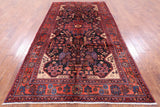 Black New Persian Nahavand Area Rug - 5' 9" X 10' 8" - Golden Nile
