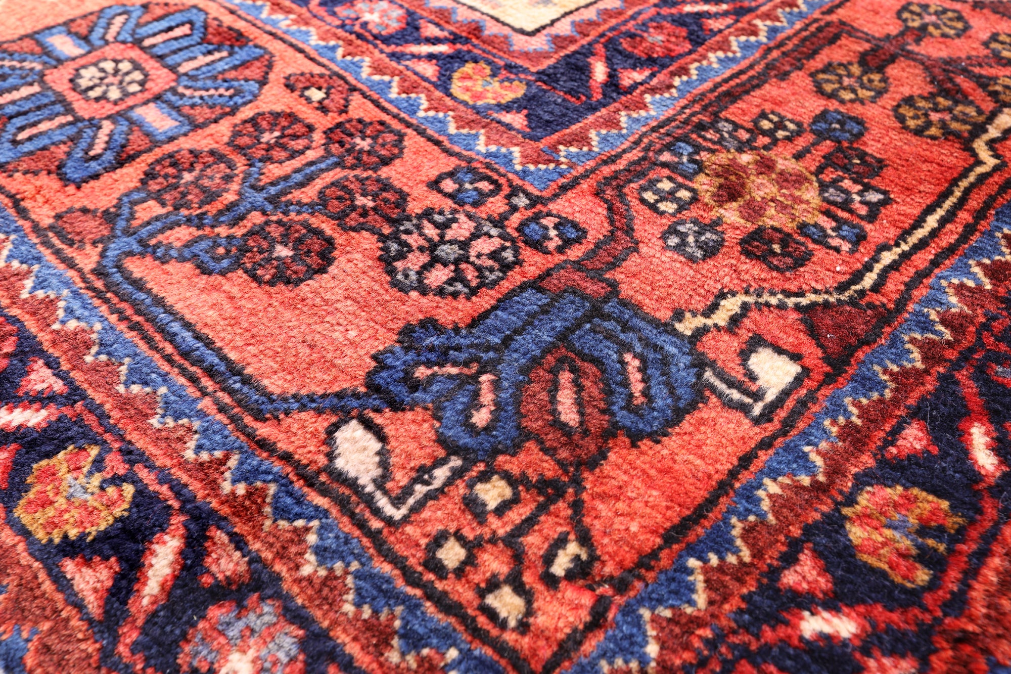 Black New Persian Nahavand Area Rug - 5' 9" X 10' 8" - Golden Nile