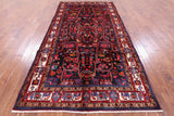 Black New Authentic Persian Handmade Area Rug - 5' 5" X 11' 0" - Golden Nile
