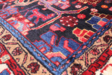 Black New Authentic Persian Handmade Area Rug - 5' 5" X 11' 0" - Golden Nile