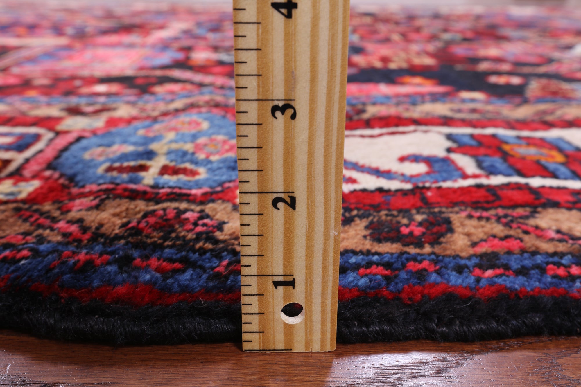 Black New Authentic Persian Handmade Area Rug - 5' 5" X 11' 0" - Golden Nile