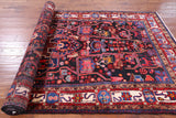 Black New Authentic Persian Handmade Area Rug - 5' 5" X 11' 0" - Golden Nile