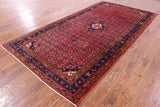 Red New Persian Hamadan Area Rug - 5' 8" X 11' 0" - Golden Nile