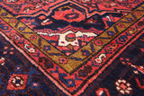 Red New Persian Hamadan Area Rug - 5' 8" X 11' 0" - Golden Nile