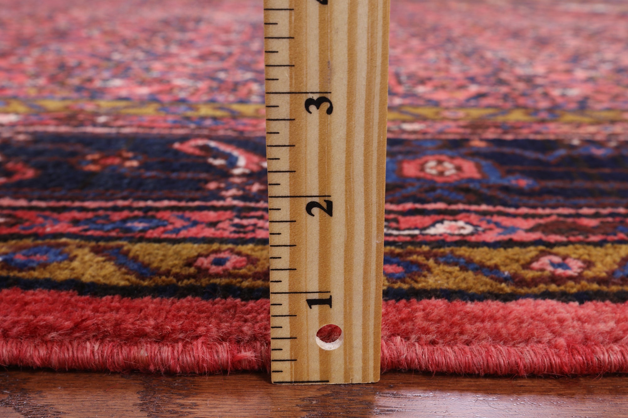 Red New Persian Hamadan Area Rug - 5' 8" X 11' 0" - Golden Nile
