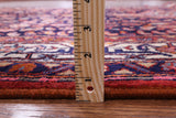 Black Hand Knotted New Authentic Persian Hamadan Wool Rug - 5' 5" X 10' 0" - Golden Nile