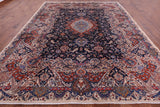 Blue New Authentic Persian Kashmar Area Rug - 10' 1" X 12' 7" - Golden Nile