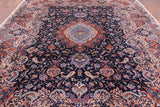 Blue New Authentic Persian Kashmar Area Rug - 10' 1" X 12' 7" - Golden Nile