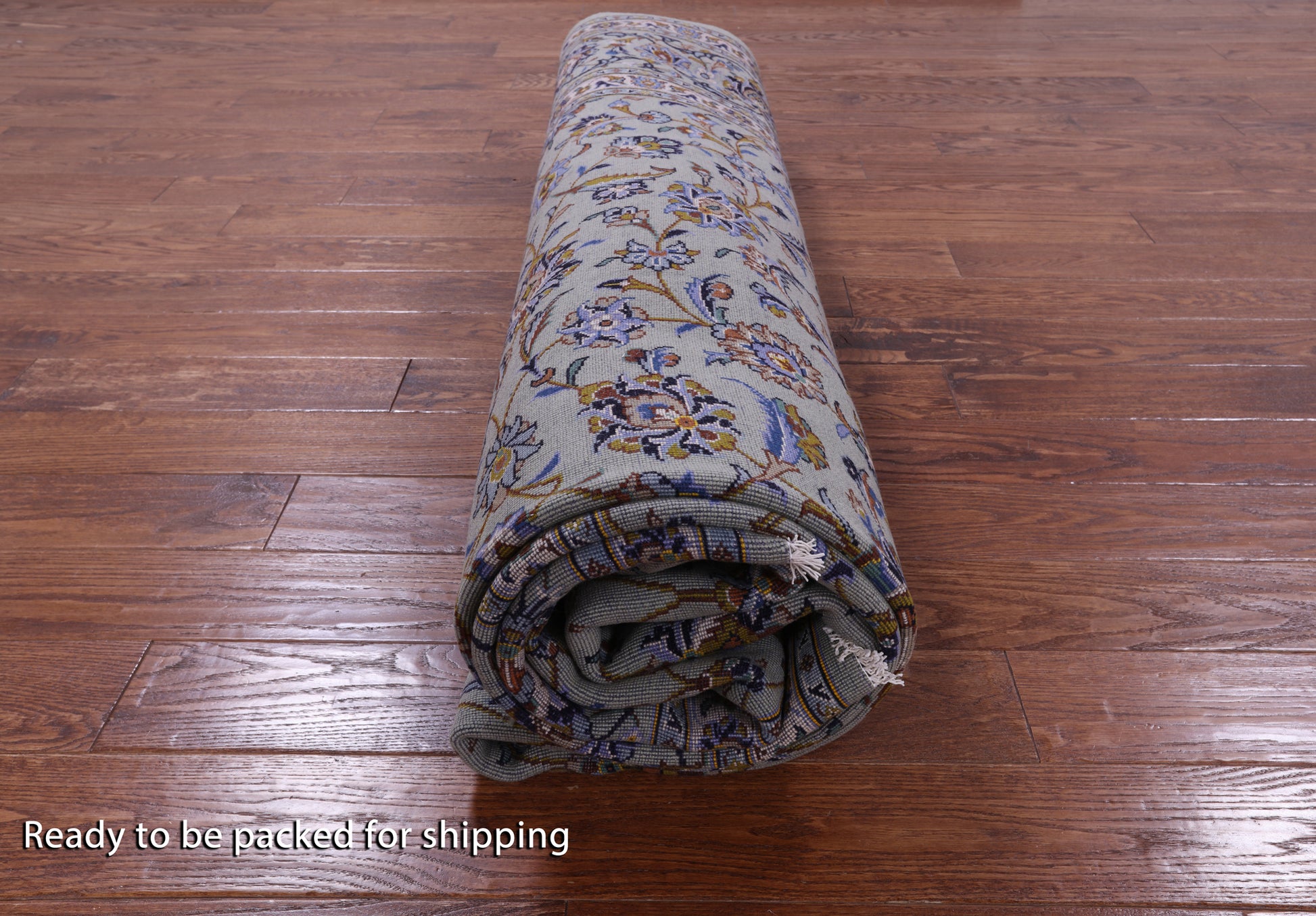 New Authentic Persian Kashan Area Rug - 9' 4" X 12' 8" - Golden Nile