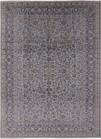 New Authentic Persian Kashan Area Rug - 9' 4