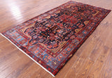 New Handmade Persian Nahavand Area Rug - 5' 2" X 9' 7" - Golden Nile