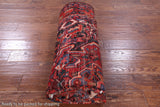 Black New Authentic Persian Nahavand Area Rug - 5' 6" X 10' 2" - Golden Nile