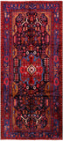 Black New Persian Nahavand Handmade Area Rug - 5' 4" X 12' 0" - Golden Nile