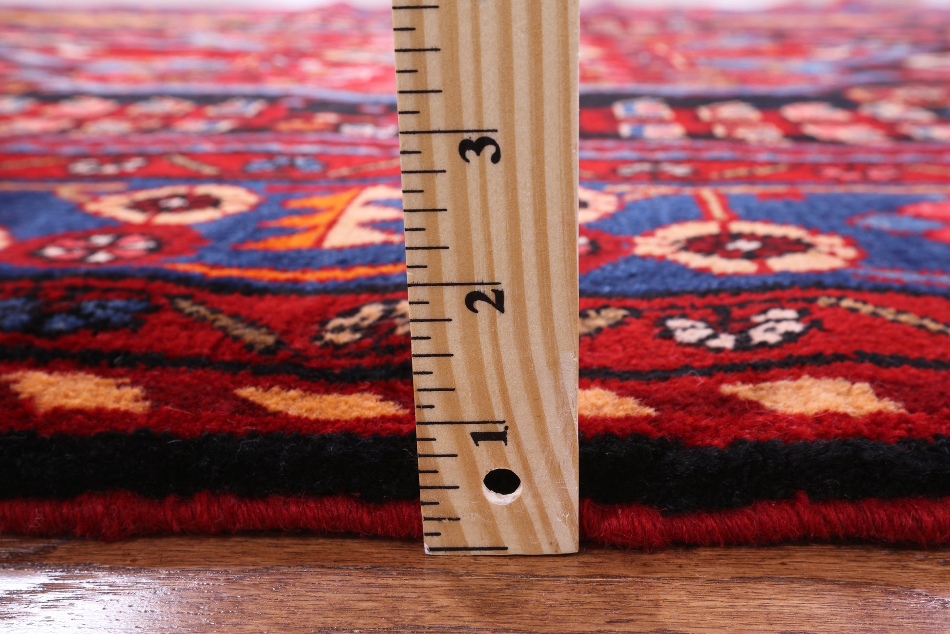 Black New Persian Nahavand Handmade Area Rug - 5' 4" X 12' 0" - Golden Nile