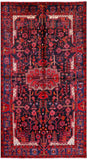 Black New Authentic Persian Nahavand Hand Knotted Rug - 5' 5" X 9' 10" - Golden Nile