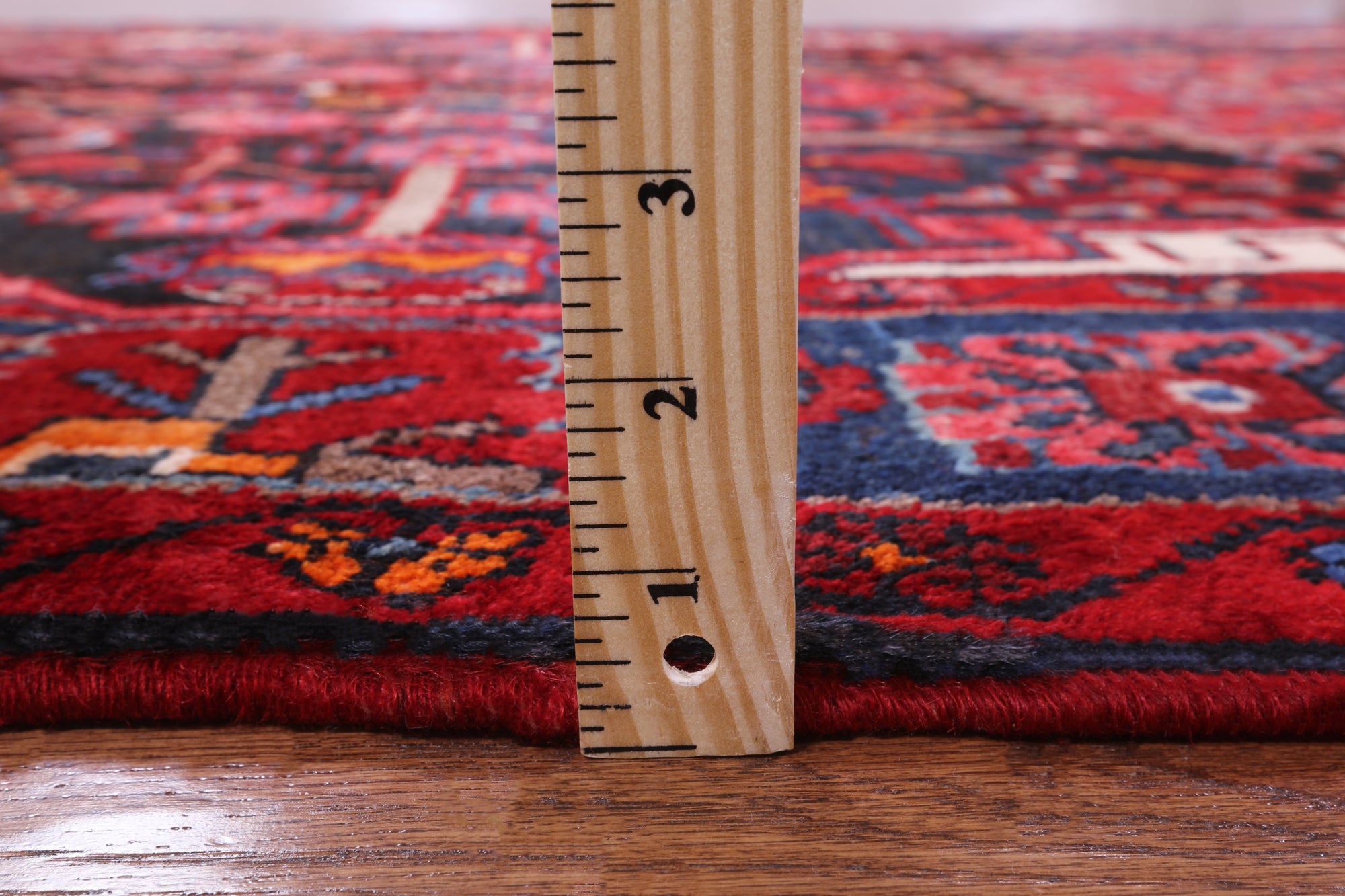 Black New Authentic Persian Nahavand Hand Knotted Rug - 5' 5" X 9' 10" - Golden Nile
