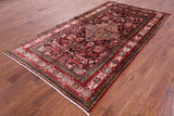 Black New Persian Nahavand Hand Knotted Area Rug - 5' 2" X 9' 8" - Golden Nile