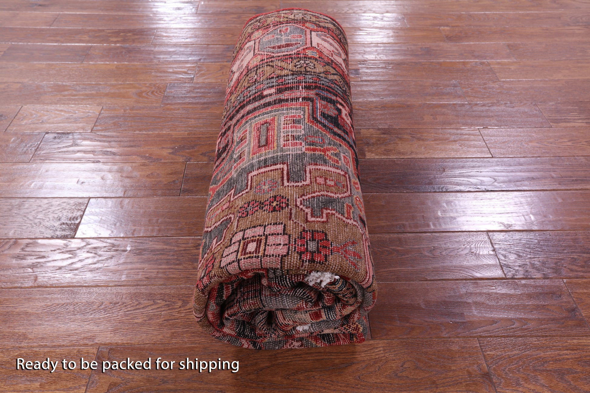 Black New Persian Nahavand Hand Knotted Area Rug - 5' 2" X 9' 8" - Golden Nile