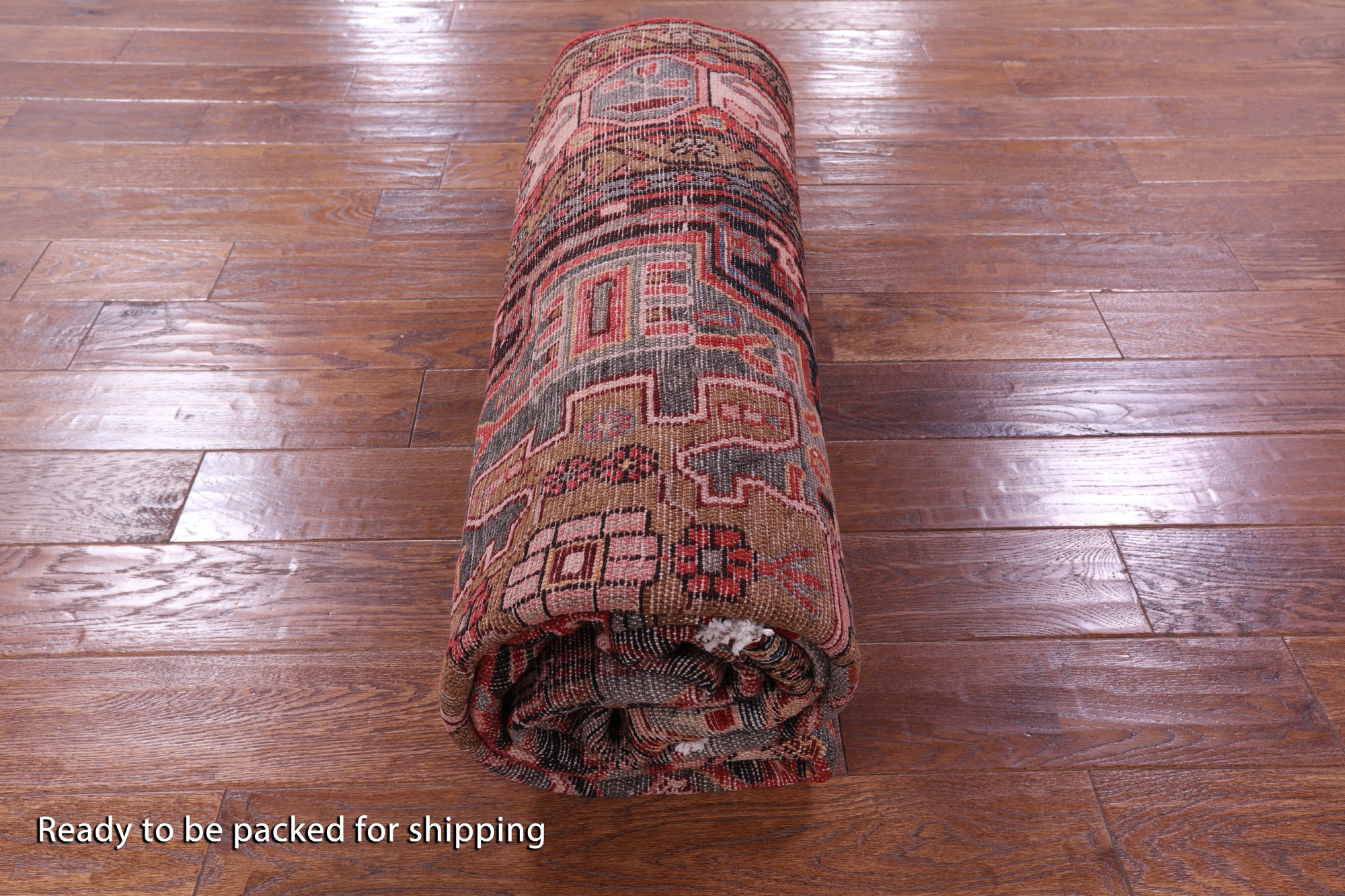 Black New Persian Nahavand Hand Knotted Area Rug - 5' 2" X 9' 8" - Golden Nile