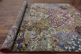 New Pictorial Scenery 10' X 12' 10" Persian Kashmar Area Rug - Golden Nile