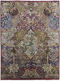 New Pictorial Scenery 10' X 12' 10" Persian Kashmar Area Rug - Golden Nile