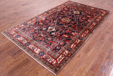 Black New Authentic Persian Nahavand Area Rug - 5' 3" X 9' 1" - Golden Nile