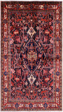 Black New Authentic Persian Nahavand Area Rug - 5' 3" X 9' 1" - Golden Nile