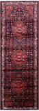 New Persian Hamadan Wool Runner Rug - 3' 8" X 10' 6" - Golden Nile