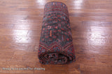 Black New Hand Knotted Persian Nahavand Wool Rug - 5' 5" X 12' 1" - Golden Nile