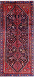 Black New Hand Knotted Persian Nahavand Wool Rug - 5' 5" X 12' 1" - Golden Nile