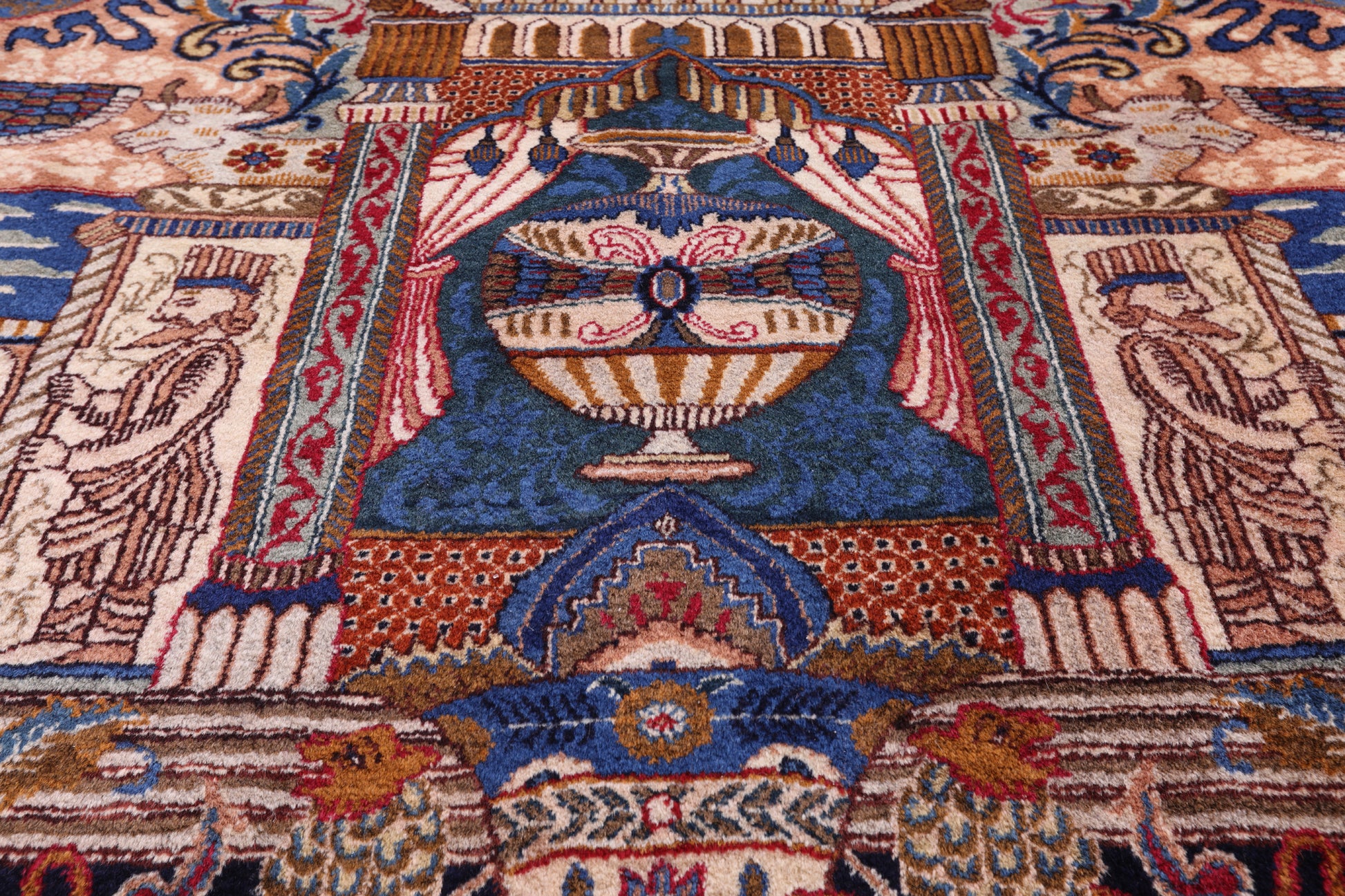 New Authentic Persian Kashmar Hand Knotted Area Rug - 9' 10" X 12' 10" - Golden Nile