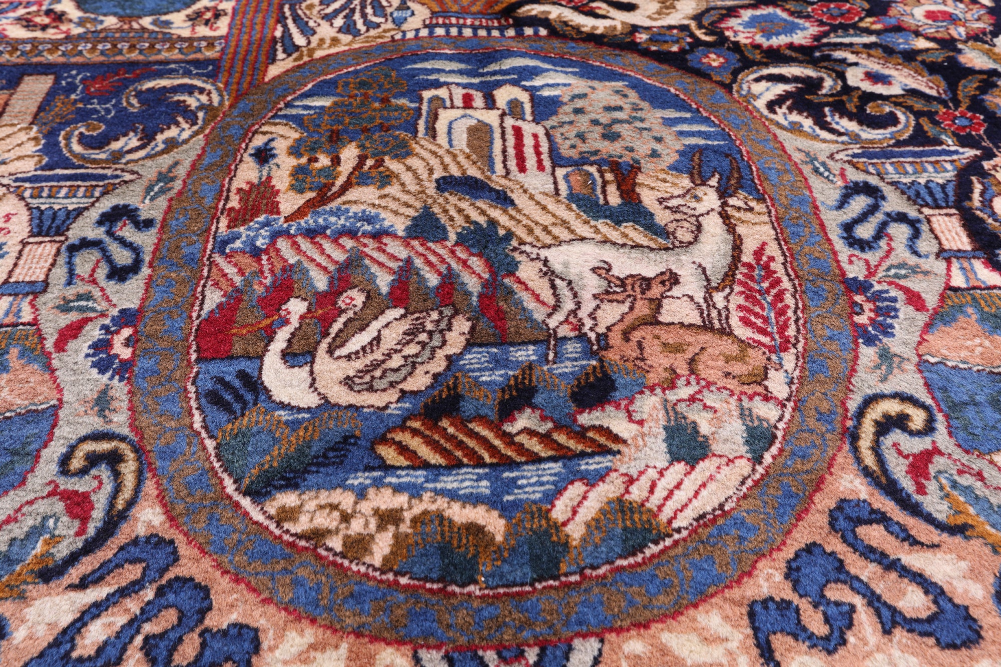 New Authentic Persian Kashmar Hand Knotted Area Rug - 9' 10" X 12' 10" - Golden Nile