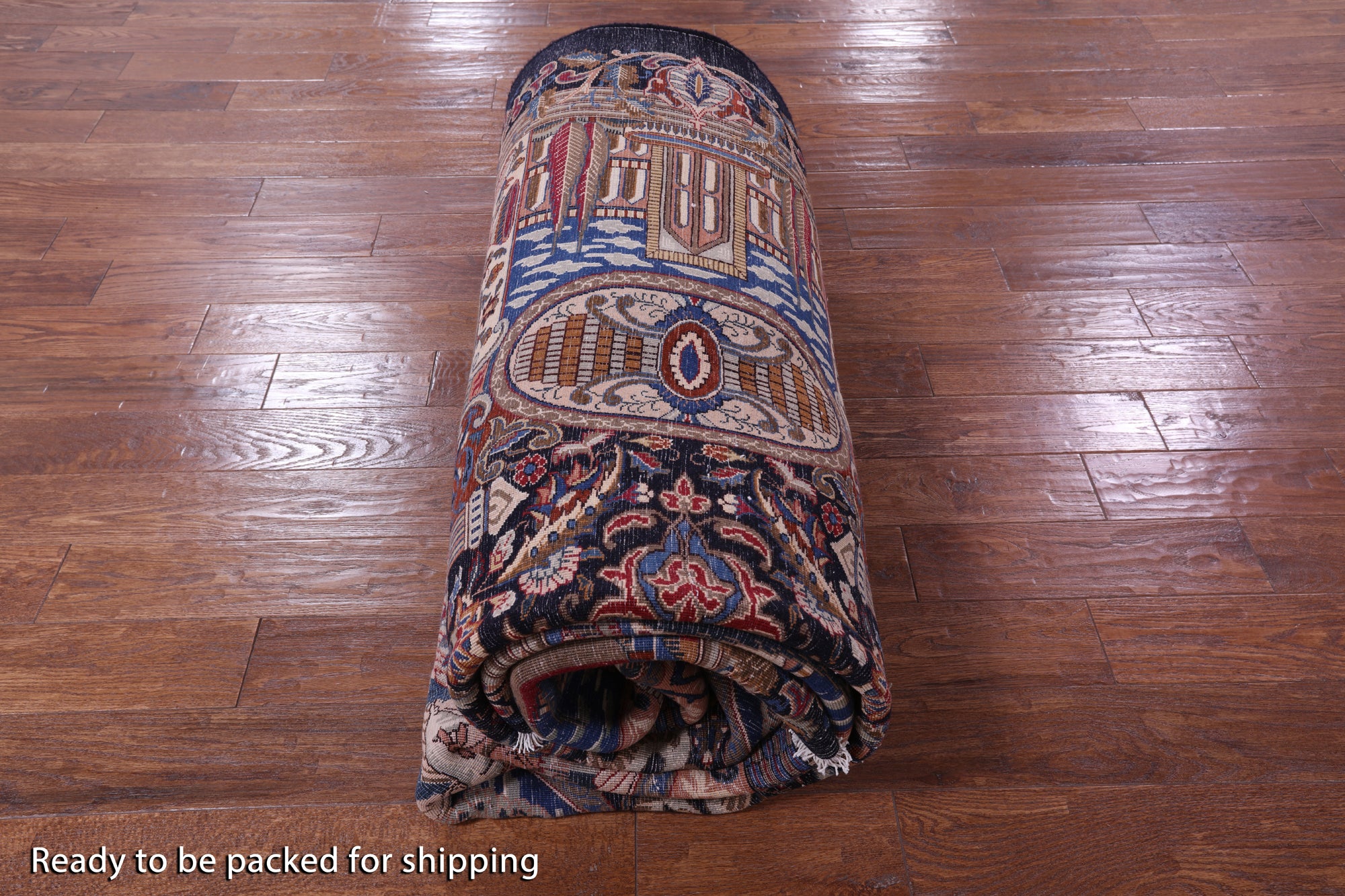 New Authentic Persian Kashmar Hand Knotted Area Rug - 9' 10" X 12' 10" - Golden Nile