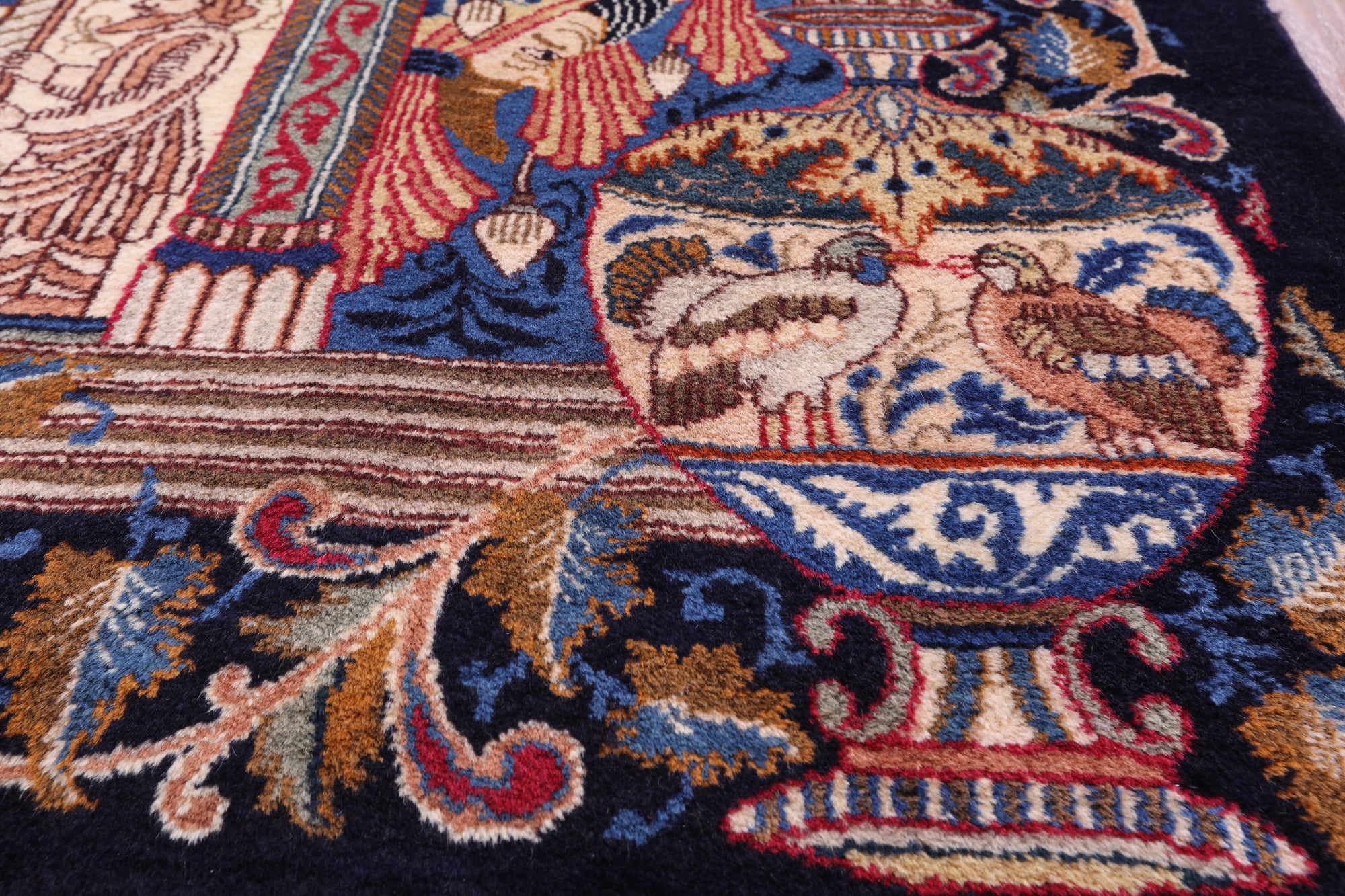 New Authentic Persian Kashmar Hand Knotted Area Rug - 9' 10" X 12' 10" - Golden Nile