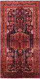 Black New Authentic Persian Nahavand Area Rug - 5' 5" X 10' 9" - Golden Nile