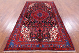 Black New Authentic Persian Nahavand Area Rug - 5' 3" X 9' 5" - Golden Nile