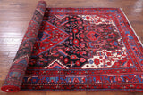 Black New Authentic Persian Nahavand Area Rug - 5' 3" X 9' 5" - Golden Nile