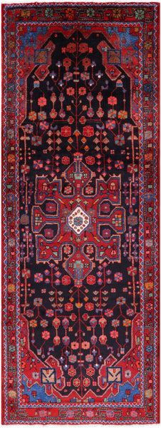 Runner Hand knotted New Authentic Persian Nahavand Rug - 3' 11" X 10' 11" - Golden Nile