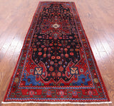 Runner Hand knotted New Authentic Persian Nahavand Rug - 3' 11" X 10' 11" - Golden Nile