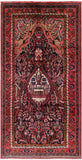 Black New Persian Nahavand Area Rug - 5' 5" X 10' 6" - Golden Nile