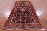 Black New Persian Nahavand Area Rug - 5' 5" X 10' 6" - Golden Nile