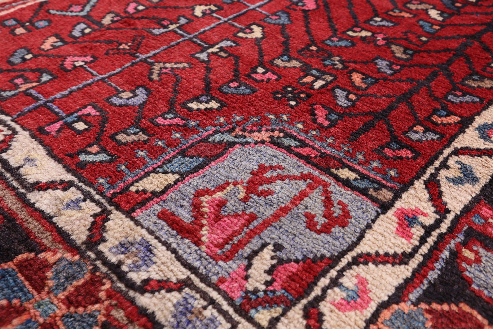 New Authentic Nahavand Persian Area Rug - 5' 2" X 10' 1" - Golden Nile