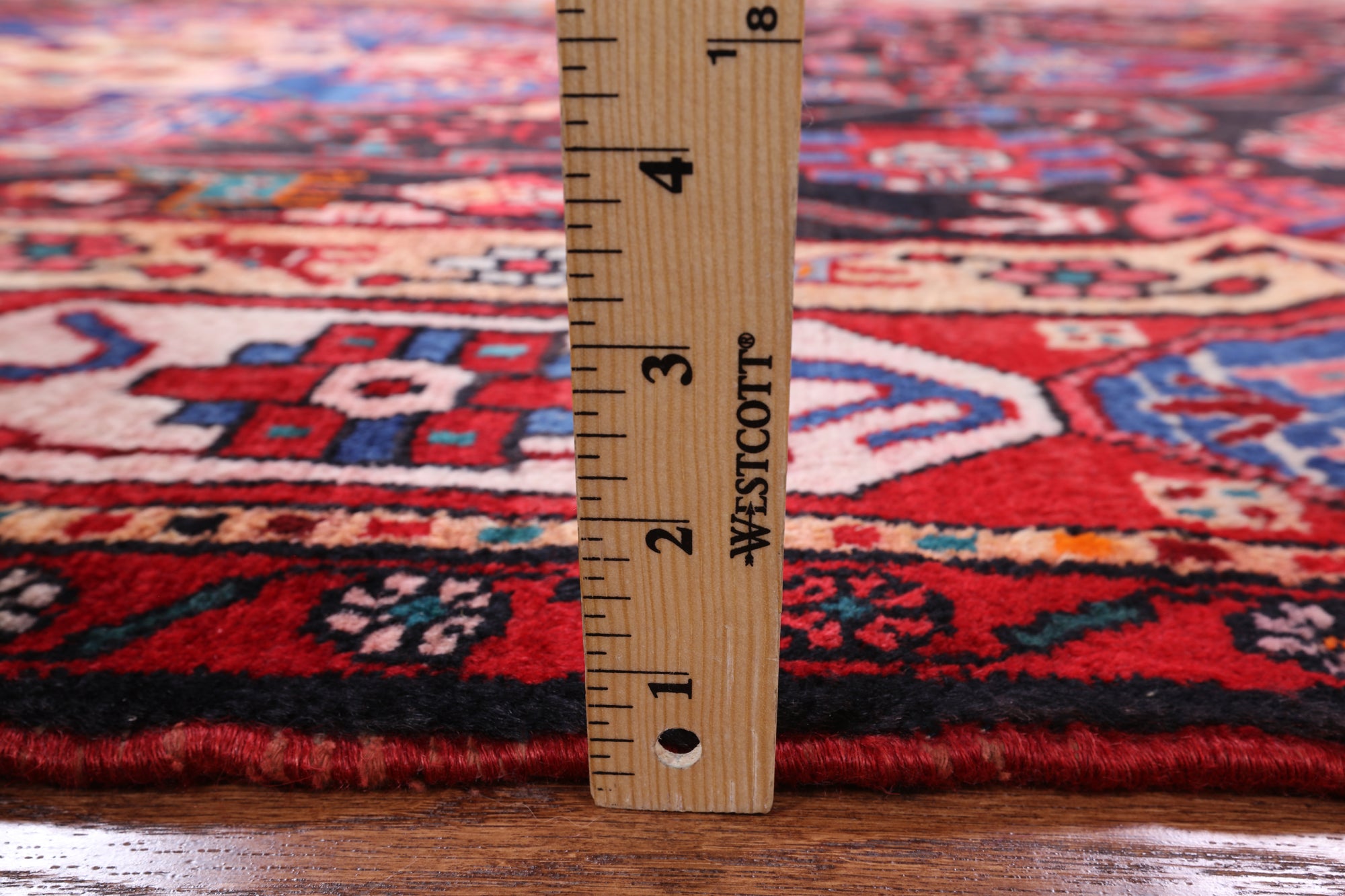 Authentic Persian Nahavand Hand Knotted Rug - 6' 0" X 10' 9" - Golden Nile