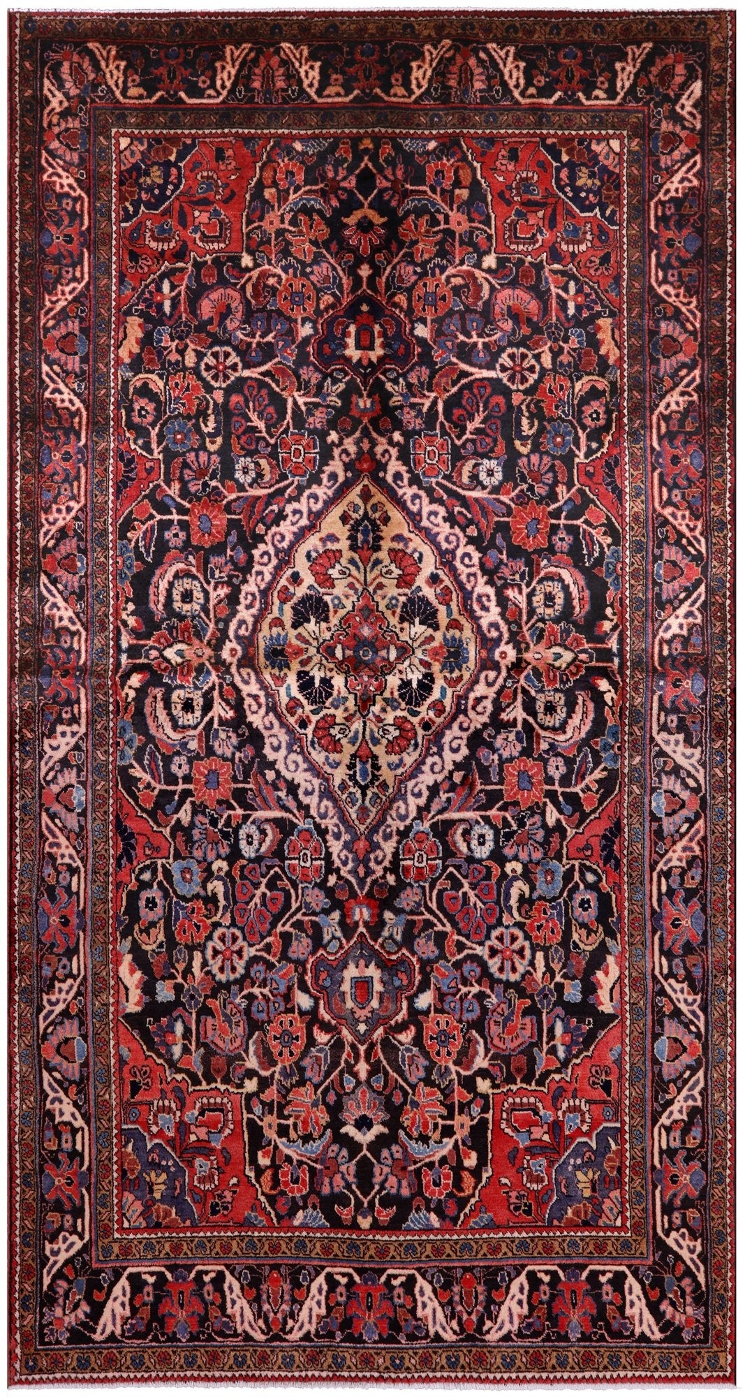 Handmade New Authentic Persian Nahavand Rug - 5' 8" X 10' 7" - Golden Nile