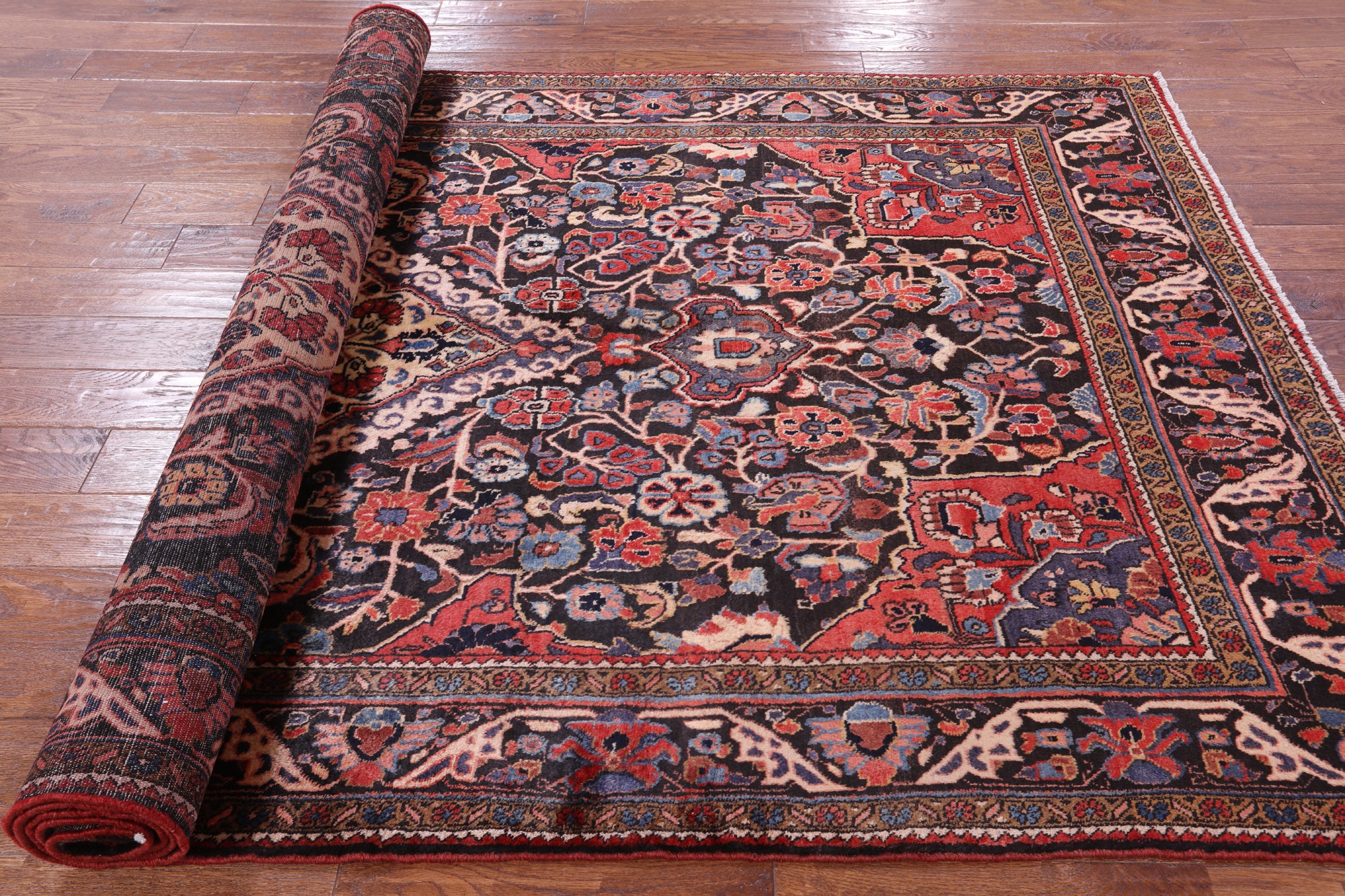 Handmade New Authentic Persian Nahavand Rug - 5' 8" X 10' 7" - Golden Nile