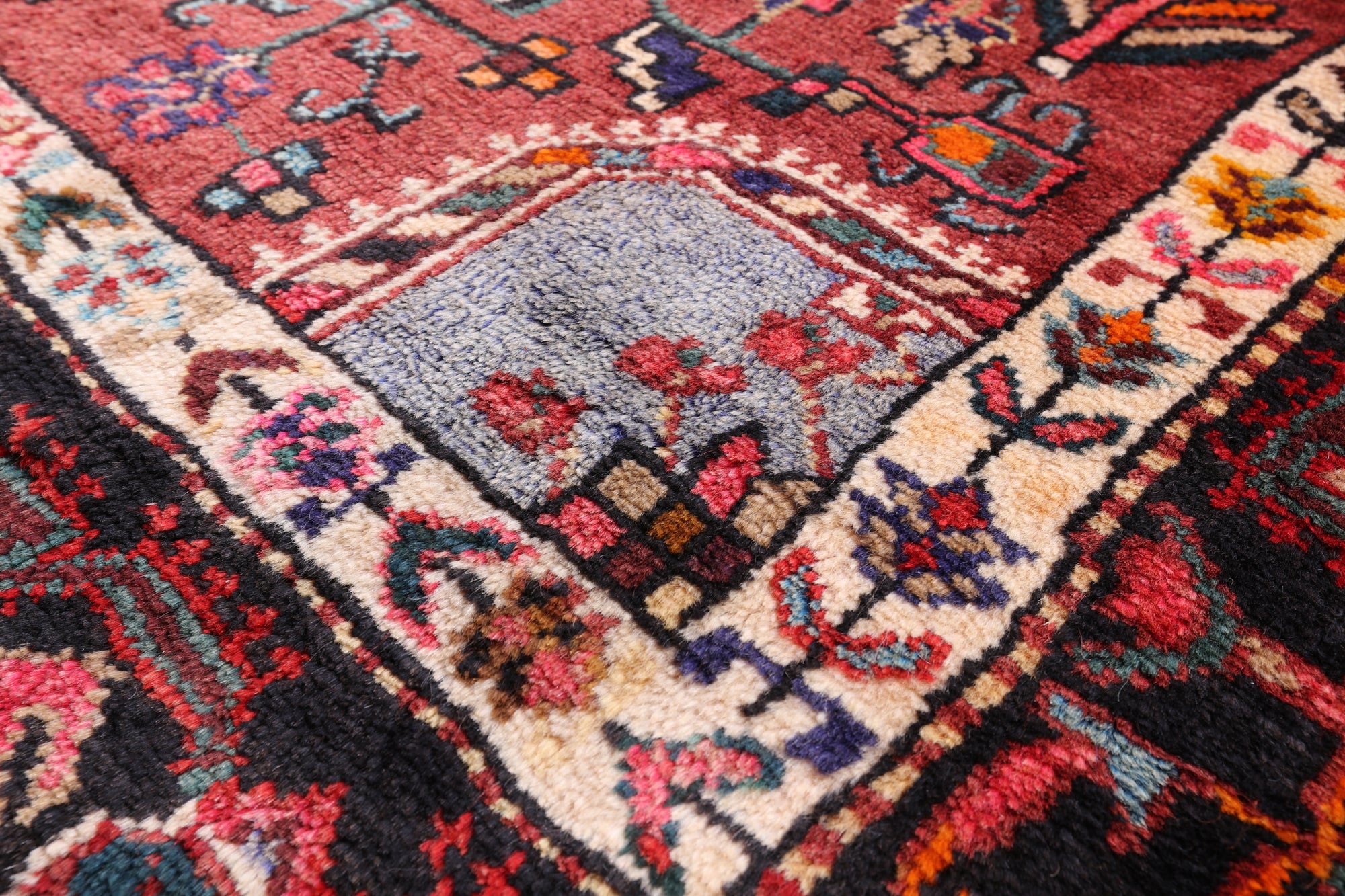 Authentic Nahavand Area Rug - 5' 9" X 11' 1" - Golden Nile