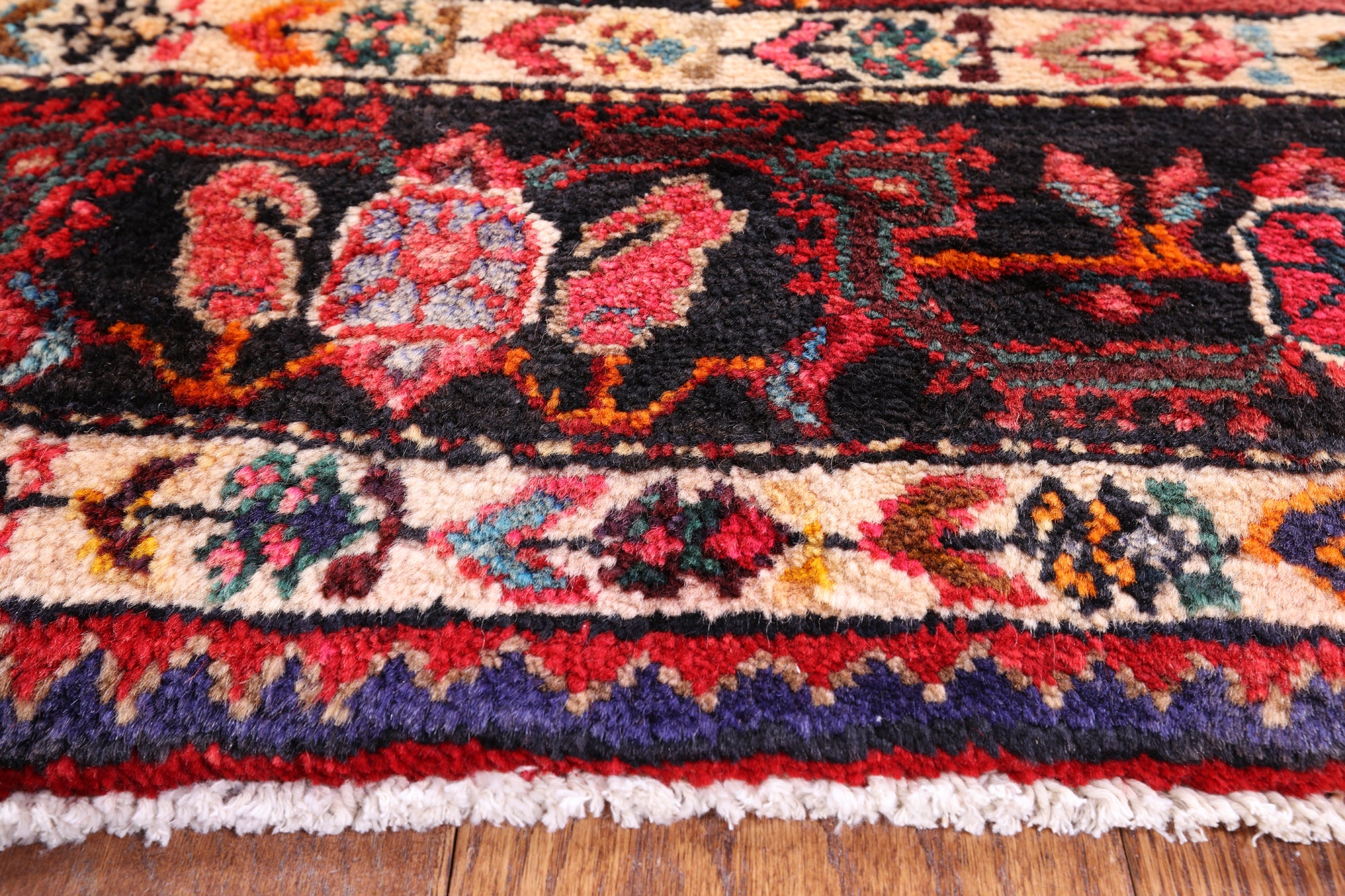 Authentic Nahavand Area Rug - 5' 9" X 11' 1" - Golden Nile